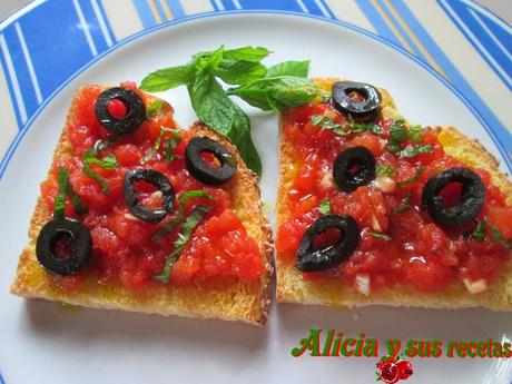 BRUSCHETTA DE PAN SICILIANO