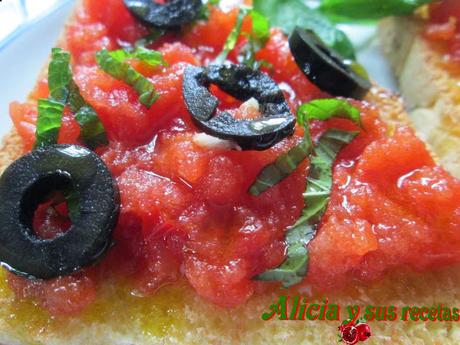 BRUSCHETTA DE PAN SICILIANO