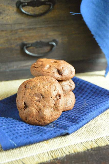 Cookies de chocolate y nutella