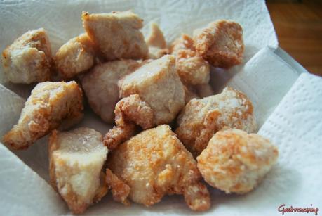 Pollo con piña en salsa agridulce