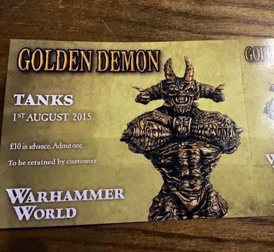 Mini Golden Demons en agosto