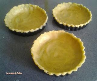 Tartaletas de almendra con piña