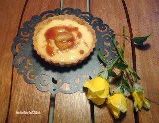 Tartaletas de almendra con piña