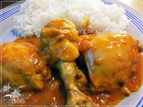 Pollo al Curri con arroz basmati