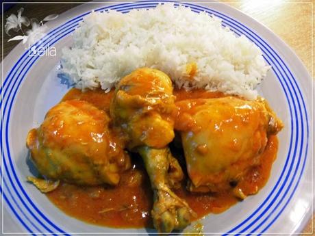 Pollo al Curri con arroz basmati