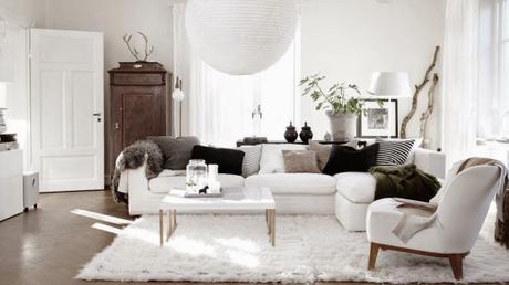 sofás ikea sofa blanco salones blancos estilo nórdico escandinavo diseño nórdico decoración en blanco decoración de salon blog decoracion interiores 