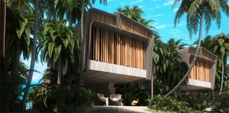 A-cero diseña un complejo de 5 villas en Tailandia