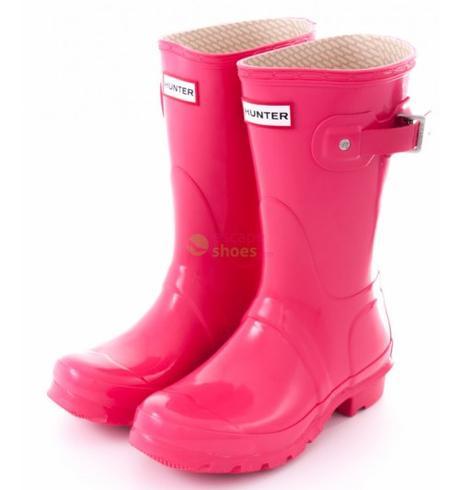 Sporty look con mis Nike botas-de-agua-hunter-original-gloss-short-crimson-pink-w23700