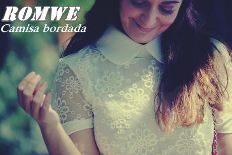 Romwe: camisa bordada