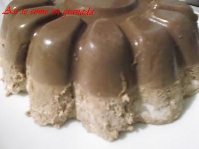 Bavarois de chocolate