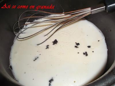 Bavarois de chocolate