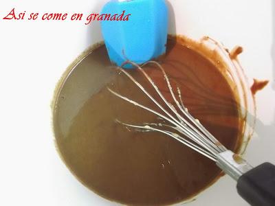 Bavarois de chocolate