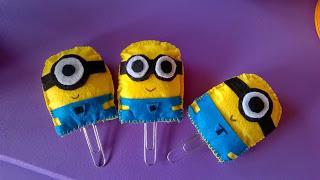 DIY: MARCAPÁGINAS MINION