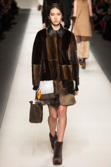 patchwork Fendi Fall 2015