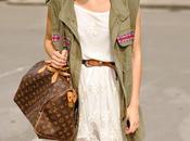 Khaki vest.