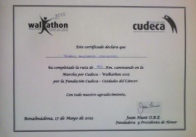 XIII Walkathon 2015, Domingo 17 de Mayo