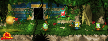 El simpático plataformas 2D The Intergalactic Trashman busca financiación en Kickstarter