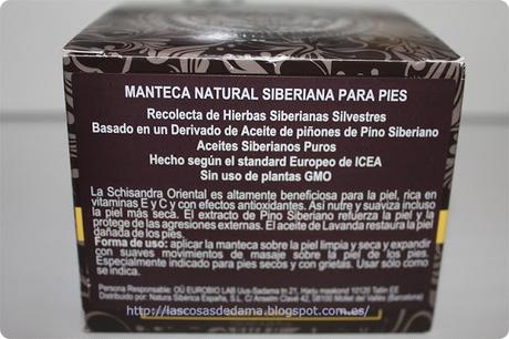 Natural Siberian Foot Butter - Sauna & Spa de Natura Siberica, una delicia para los pies