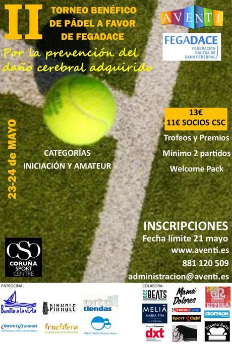 II Torneo de Pádel Solidario a favor de FEGADACE