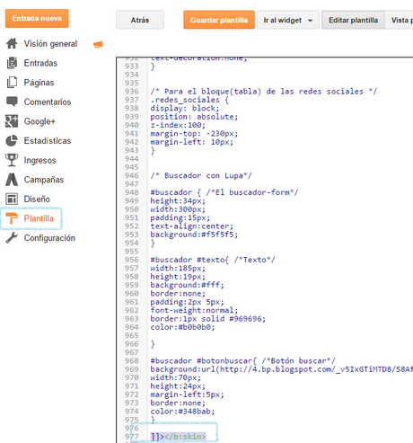 Tutorial Blogger: Cómo poner una lupa en el buscador de blogger Tutorial Blogger: Cómo poner una lupa en el buscador de blogger