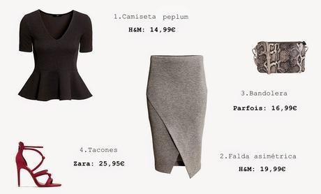 Looks con una camiseta peplum