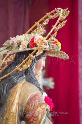 Galería fotográfica del Devoto Besamanos de la Divina Pastora y traslado al camarín en Solemne Procesión Claustral