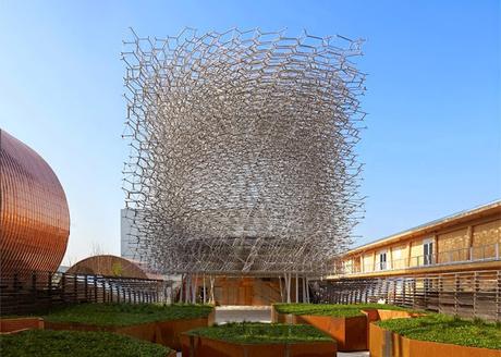 169.300 piezas forman el Pabellón Reino Unido, Milán Expo 2015