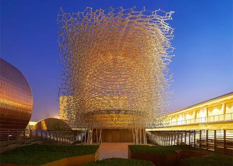 169.300 piezas forman el Pabellón Reino Unido, Milán Expo 2015