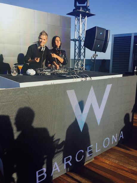 sun deck terraza w barcelona dj