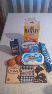 TARTA DE QUESO CON CHOCOLATE