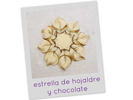 receta: estrella de hojaldre y chocolate... en video!