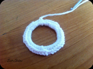 como hacer un chupete a crochet