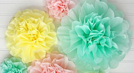 DIY: Pompones de papel de seda