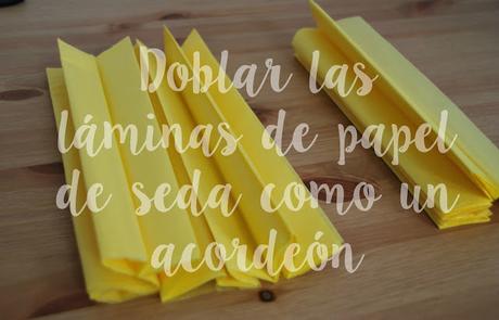 DIY: Pompones de papel de seda