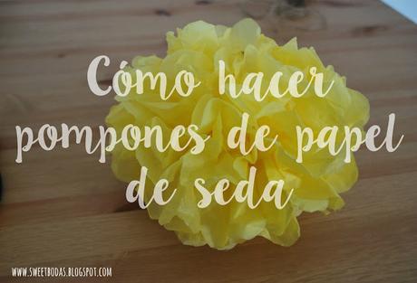 DIY: Pompones de papel de seda