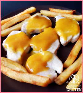 Solomillos de pavo con salsa de mango y coco (Sin Gluten, Sin Huevo, Sin Lácteos)