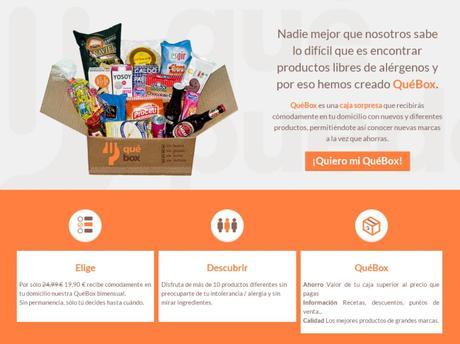 Si eres intolerante al gluten o a la lactosa, ‘QuéBox’ es para tí!