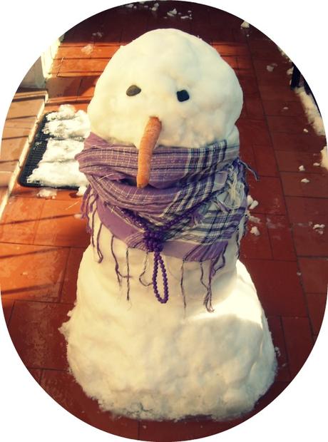 Con M de... Muñeco de nieve!!!!