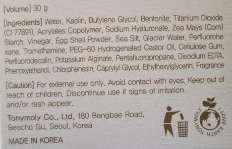 Egg Pore Tightening Cooling Pack (TonyMoly)