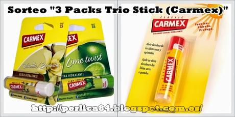 Sorteo Packs Trio Stick (Carmex)