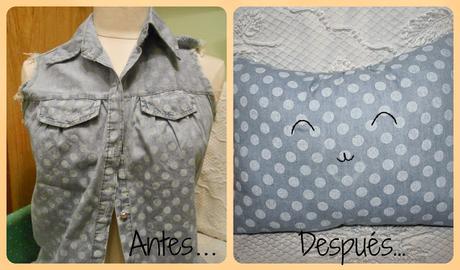 Diy: recicla una blusa y conviértela en un cojín