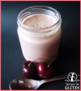 Petit suisse de cereza sin lácteos (Sin Gluten, Sin Lácteos, Sin Huevo)