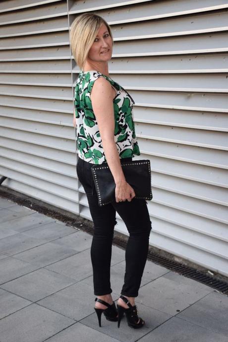 Lady rock printed top Lady rock