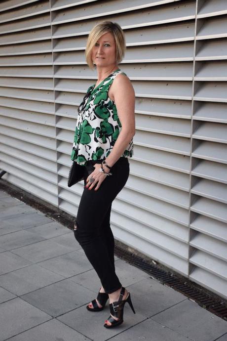 Lady rock printed top Lady rock