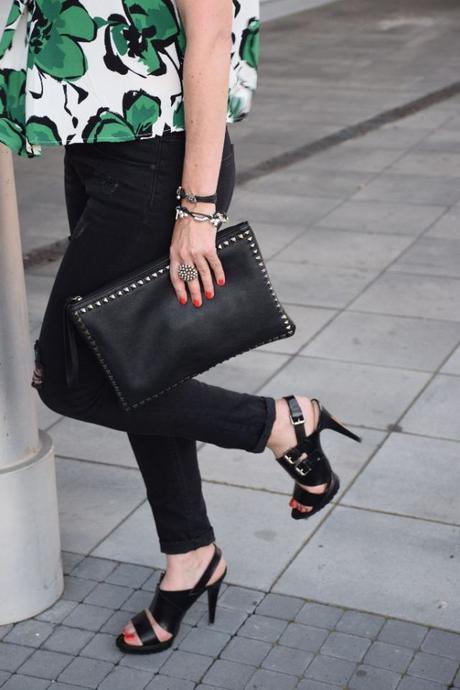 Lady rock printed top Rock style