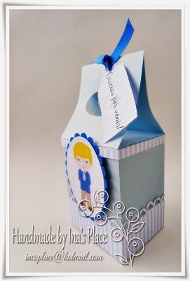 Invitación de Bautizo - Rayas