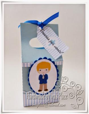 Invitación de Bautizo - Rayas