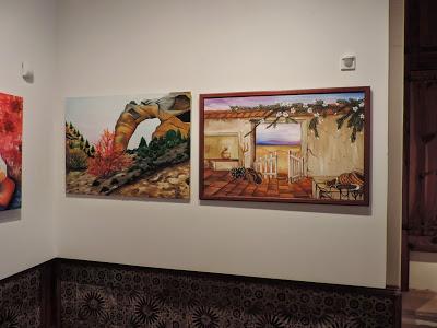 EXPOSICIÓN  TRABAJOS AMAS DE CASA DE ALAQUÀS (PINTURA Y PATCHWORK)