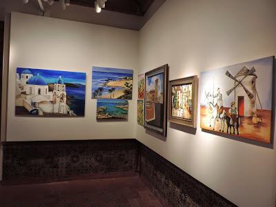 EXPOSICIÓN  TRABAJOS AMAS DE CASA DE ALAQUÀS (PINTURA Y PATCHWORK)