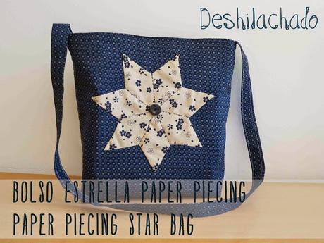 Tutorial: bolso estrella paper piecing / Paper piecing star bag